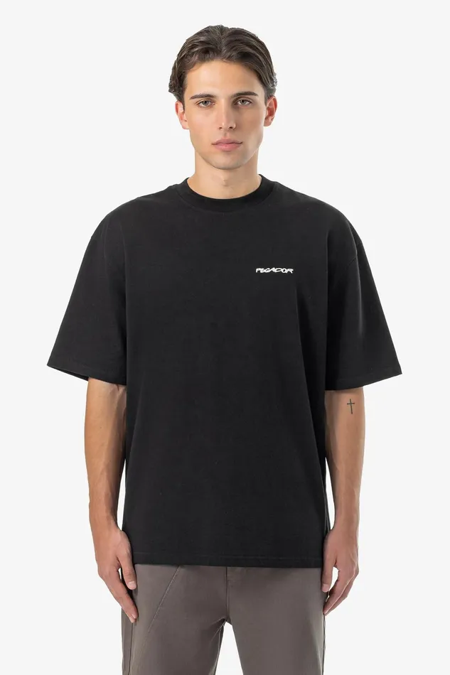 Men Pegador Tees Allis Oversized Tee Washed Black Men Pegador Tees Allis Oversized Tee Washed Black