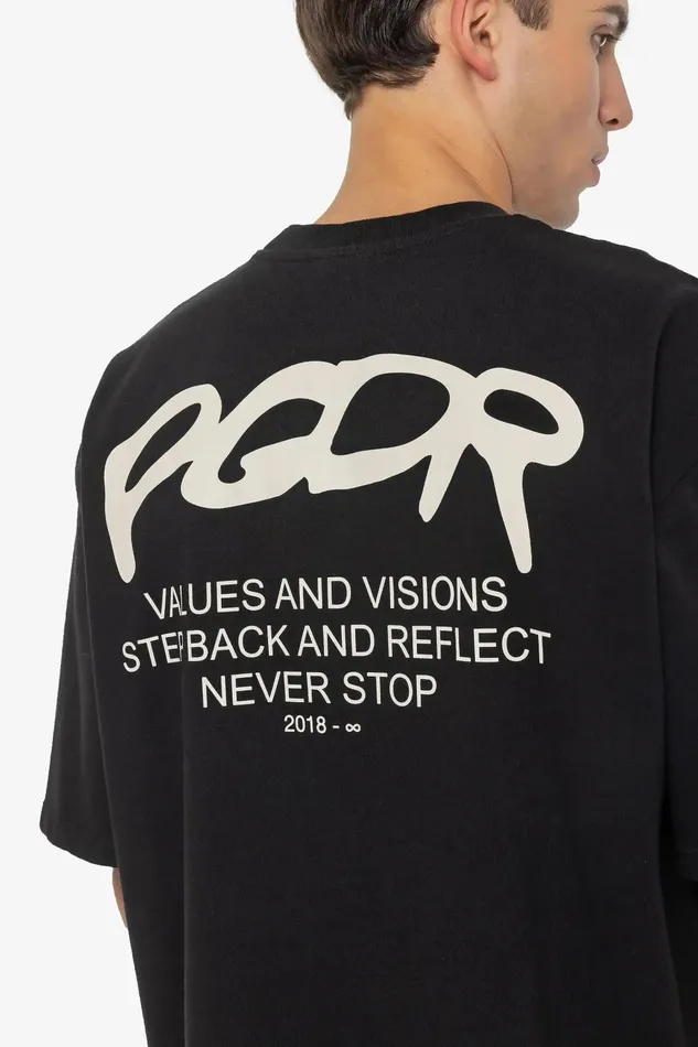 Men Pegador Tees Allis Oversized Tee Washed Black Men Pegador Tees Allis Oversized Tee Washed Black