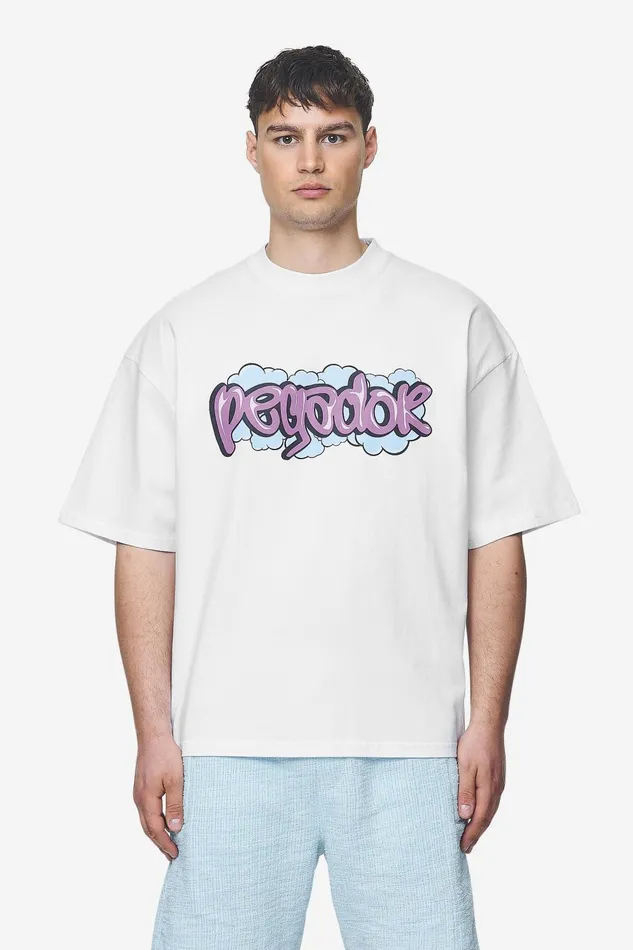 Men Pegador Tees Breen Boxy Tee White