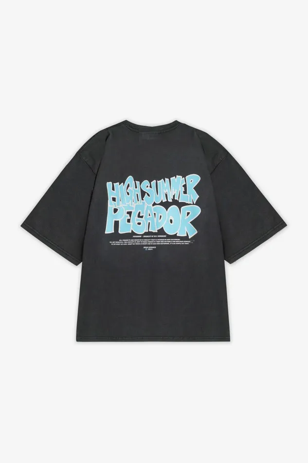Men Pegador Tees Farrar Boxy Tee Vintage Black Men Pegador Tees Farrar Boxy Tee Vintage Black