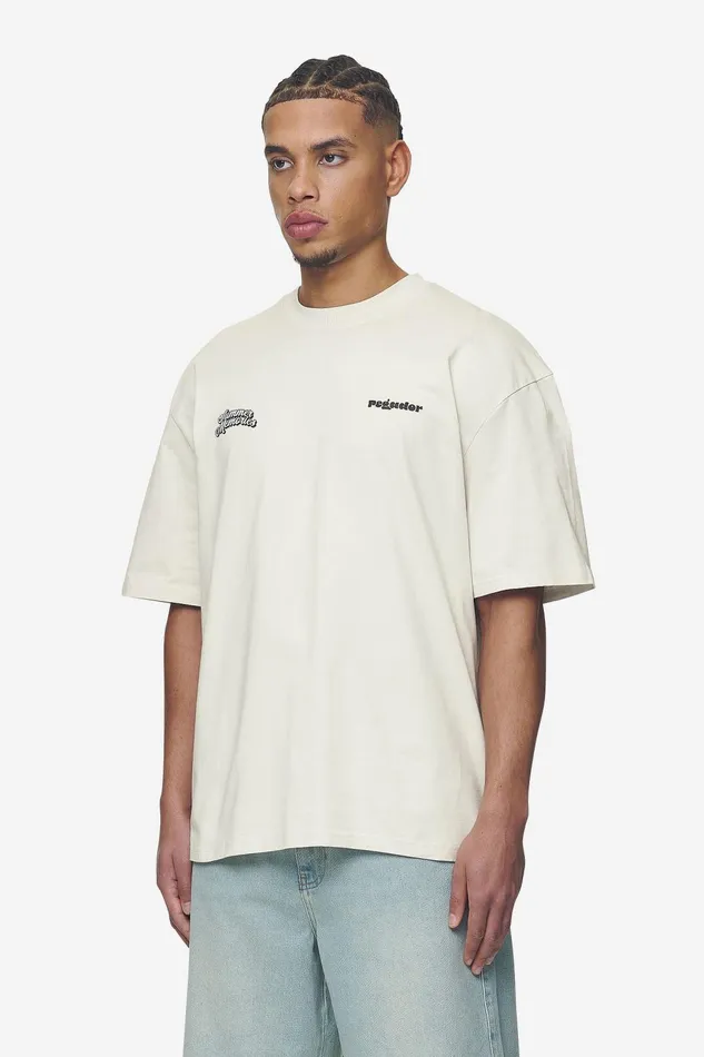 Men Pegador Tees Farren Oversized Tee Washed Salty Cream Men Pegador Tees Farren Oversized Tee Washed Salty Cream