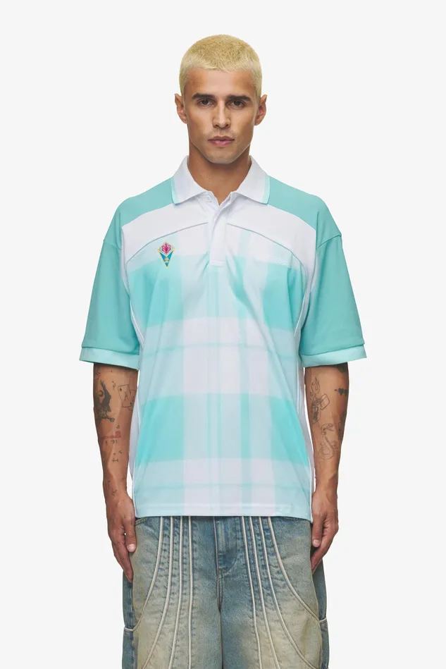 Men Pegador Tees Lawn Jersey Sky Blue White