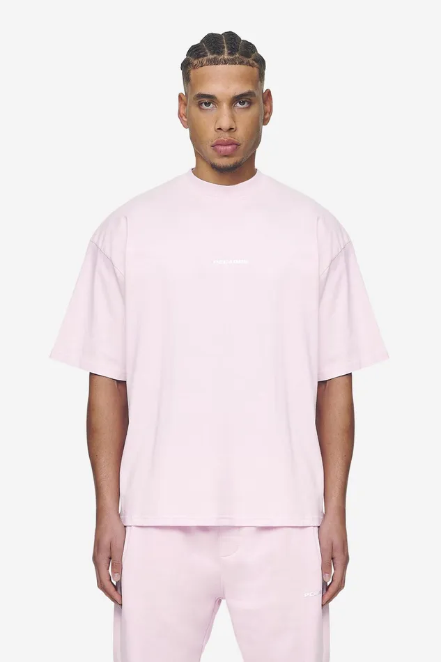 Men Pegador Tees Logo Boxy Tee Washed Bubblegum White Gum