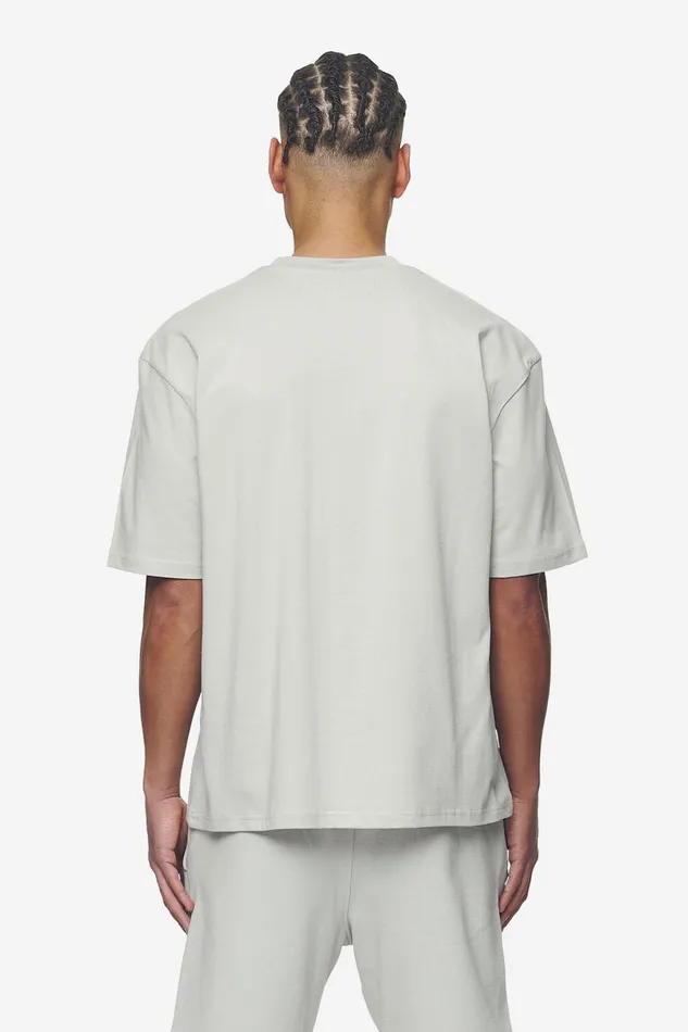 Men Pegador Tees Logo Oversized Tee Washed Pearl Grey White Gum Men Pegador Tees Logo Oversized Tee Washed Pearl Grey White Gum
