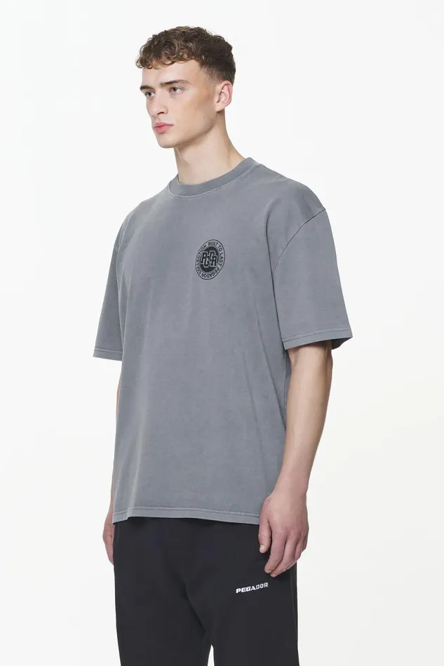 Men Pegador Tees Orsett Oversized Tee Vintage Grey Men Pegador Tees Orsett Oversized Tee Vintage Grey