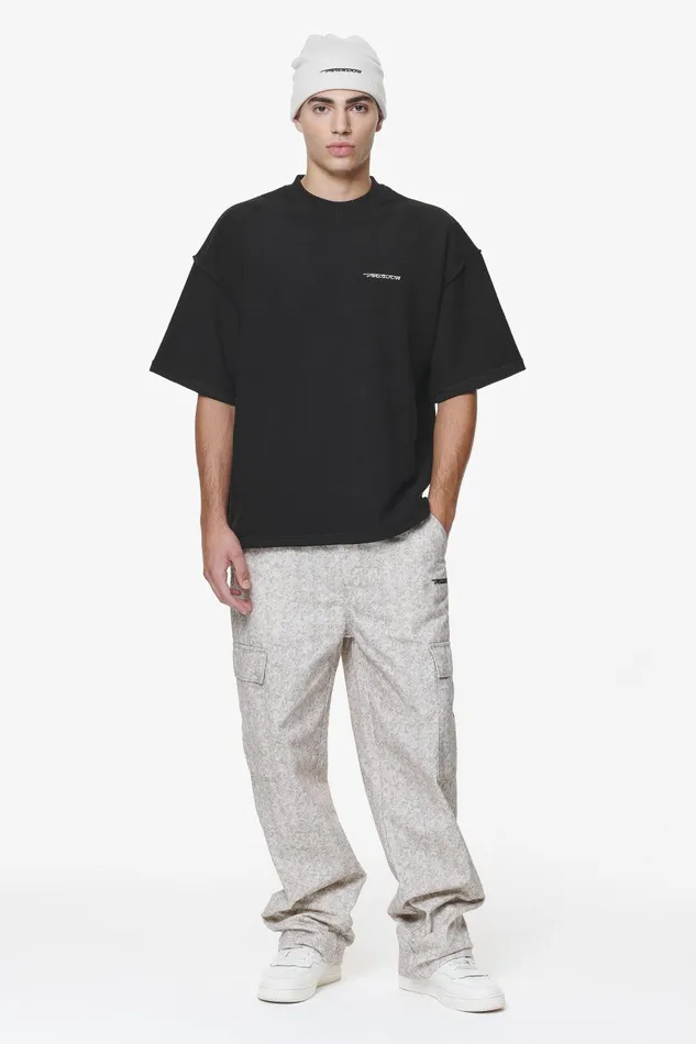 Men Pegador Tees Wintor Inside Out Boxy Tee Black Men Pegador Tees Wintor Inside Out Boxy Tee Black