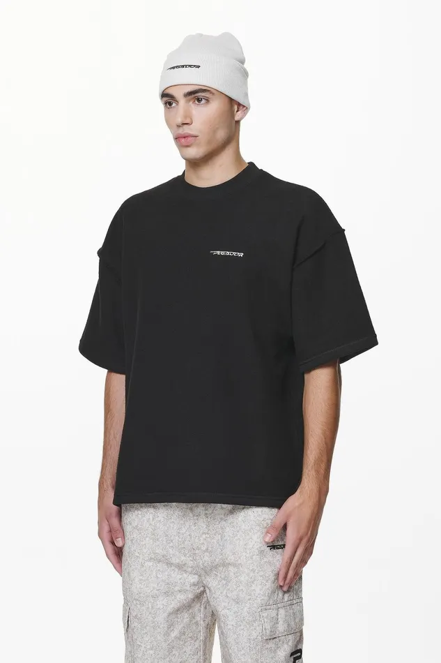Men Pegador Tees Wintor Inside Out Boxy Tee Black Men Pegador Tees Wintor Inside Out Boxy Tee Black