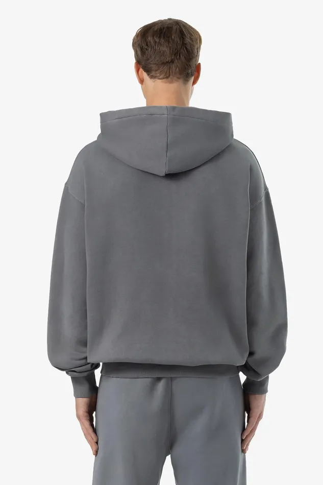 Men Pegador Zip Hoodies Logo Oversized Sweat Jacket Vintage Grey Grey Men Pegador Zip Hoodies Logo Oversized Sweat Jacket Vintage Grey Grey