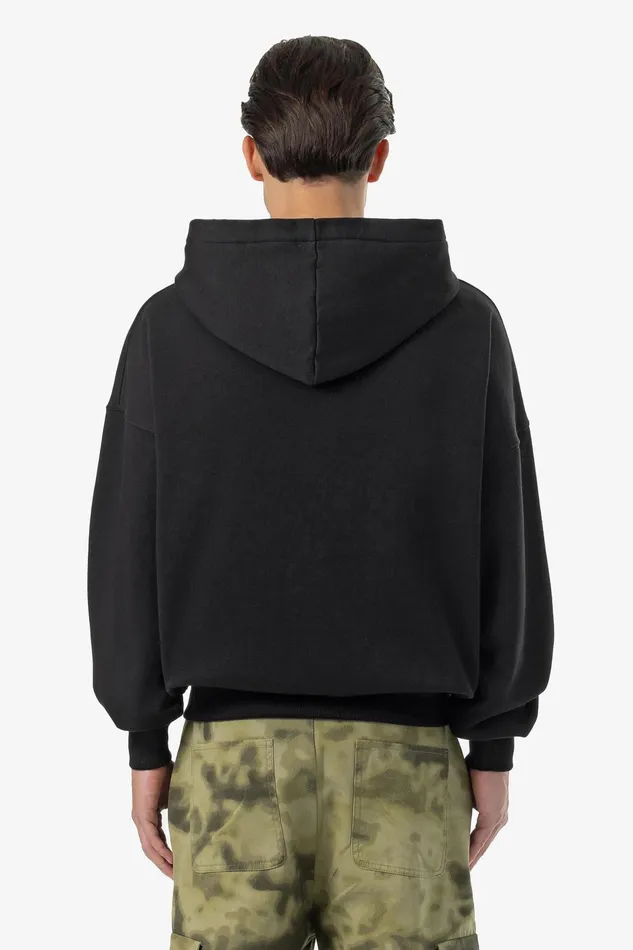 Men Pegador Zip Hoodies Wakun Boxy Sweat Jacket Washed Black Men Pegador Zip Hoodies Wakun Boxy Sweat Jacket Washed Black