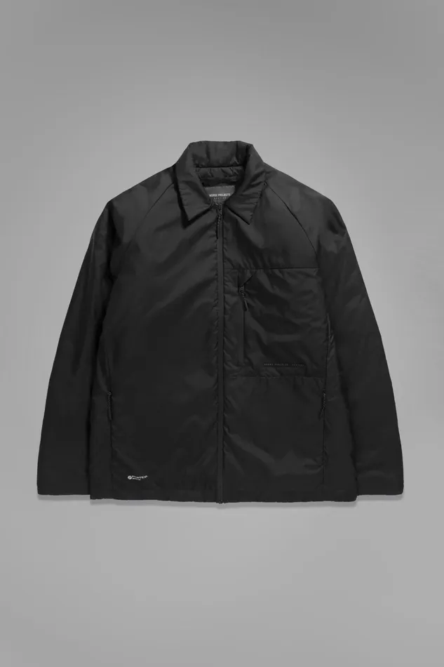 Men Pertex Quantum Midlayer Shirt Black Norse Projects Outerwear