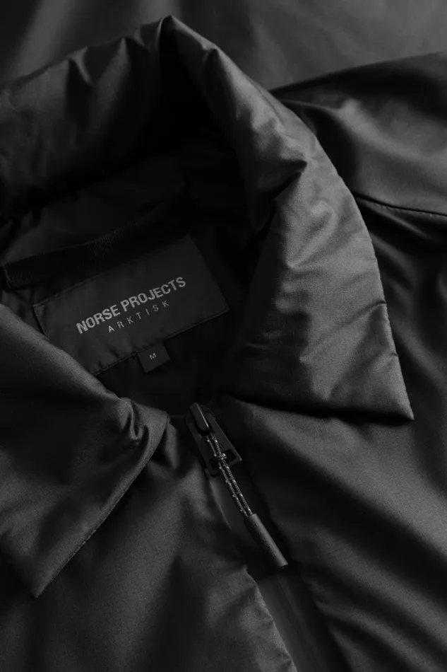 Men Pertex Quantum Midlayer Shirt Black Norse Projects Outerwear