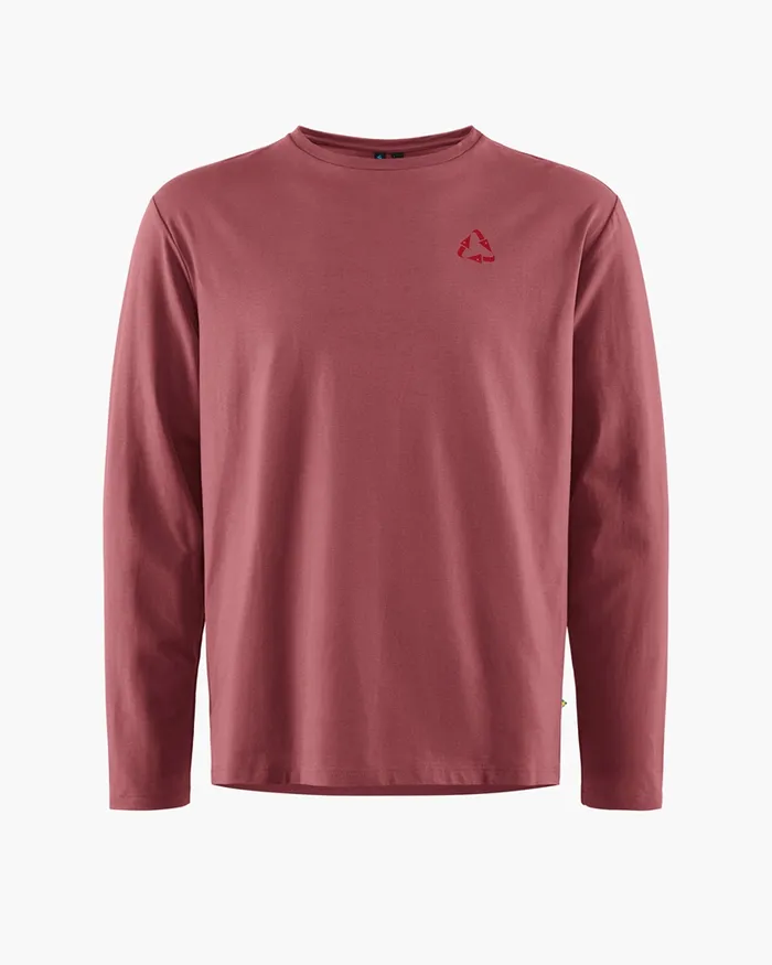 Men Runa Commitment 20 LongSleeve Tee Wild Orchid Klttermusen TShirts