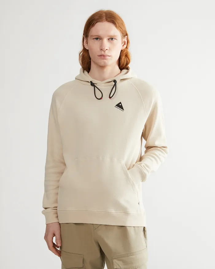 Men Runa Nomad Lightweight Organic Cotton Hoodie Clay Klttermusen Fleeces and Sweaters
