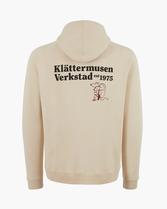 Men Runa Nomad Lightweight Organic Cotton Hoodie Clay Klttermusen Fleeces and Sweaters