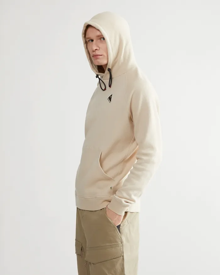 Men Runa Nomad Lightweight Organic Cotton Hoodie Clay Klttermusen Fleeces and Sweaters