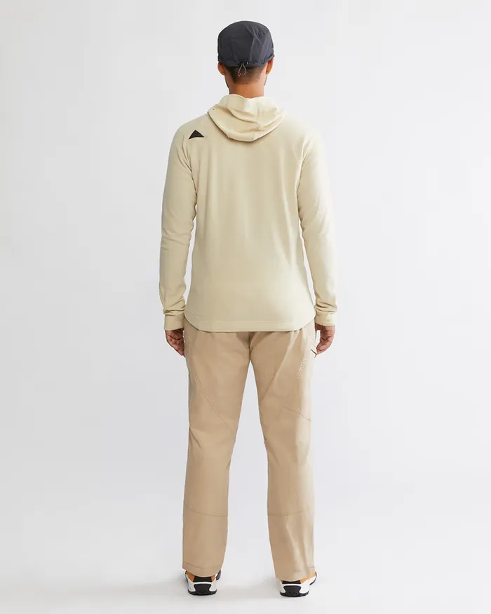 Men Sigyn Hooded Zip Clay Klttermusen Fleeces and Sweaters