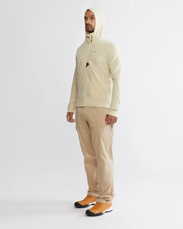 Men Sigyn Hooded Zip Clay Klttermusen Fleeces and Sweaters