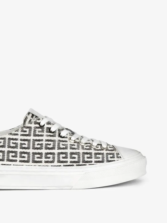 Men Sneakers Givenchy City Sneakers In 4G Jacquard Blackwhite Men Sneakers Givenchy City Sneakers In 4G Jacquard Blackwhite