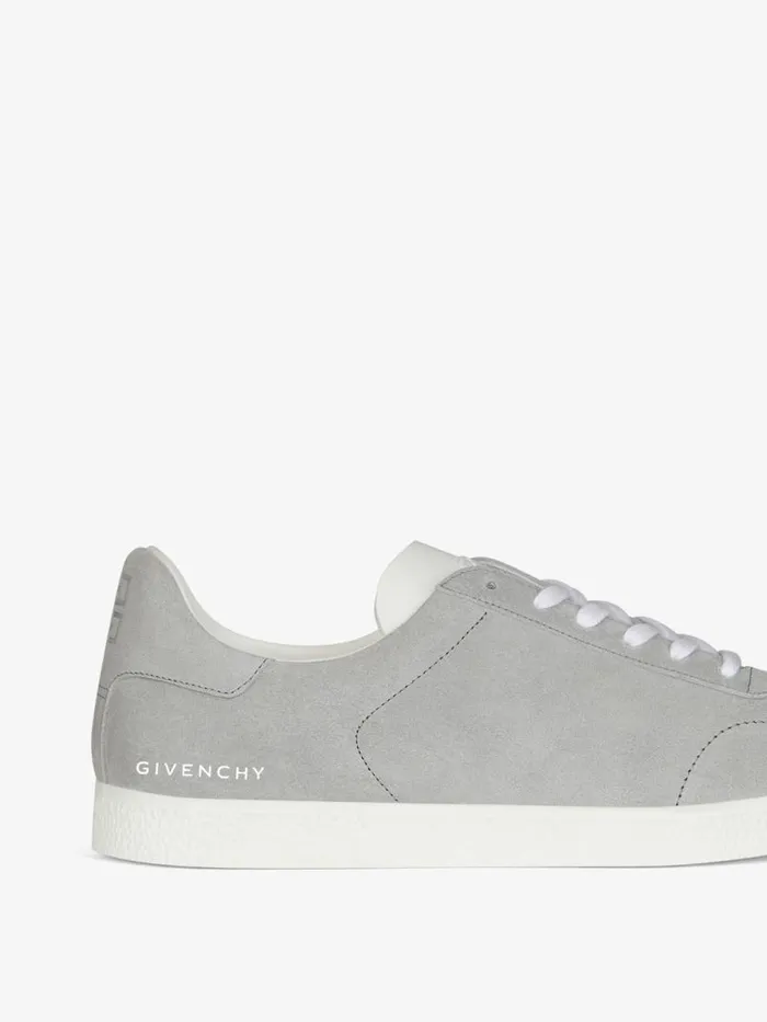 Men Sneakers Givenchy Town Sneakers In Suede Light Grey Men Sneakers Givenchy Town Sneakers In Suede Light Grey