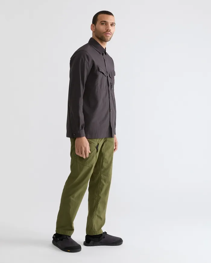 Men Syn Long Sleeve Shirt Raven Klttermusen Shirts