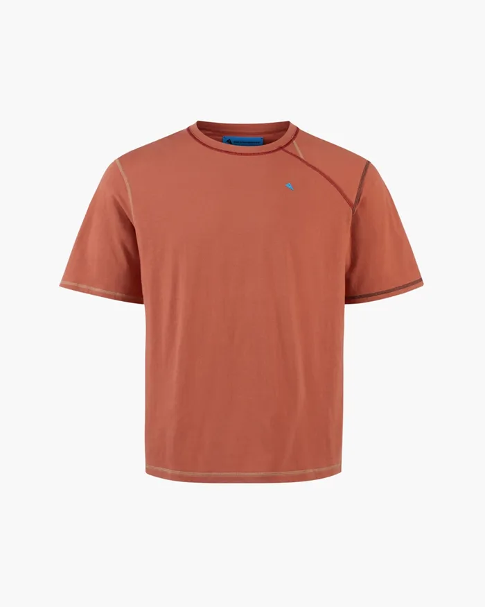 Men Torre Short Sleeve Tee Stone Red Klttermusen TShirts