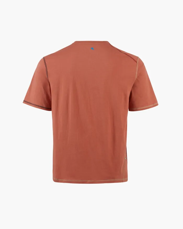 Men Torre Short Sleeve Tee Stone Red Klttermusen TShirts