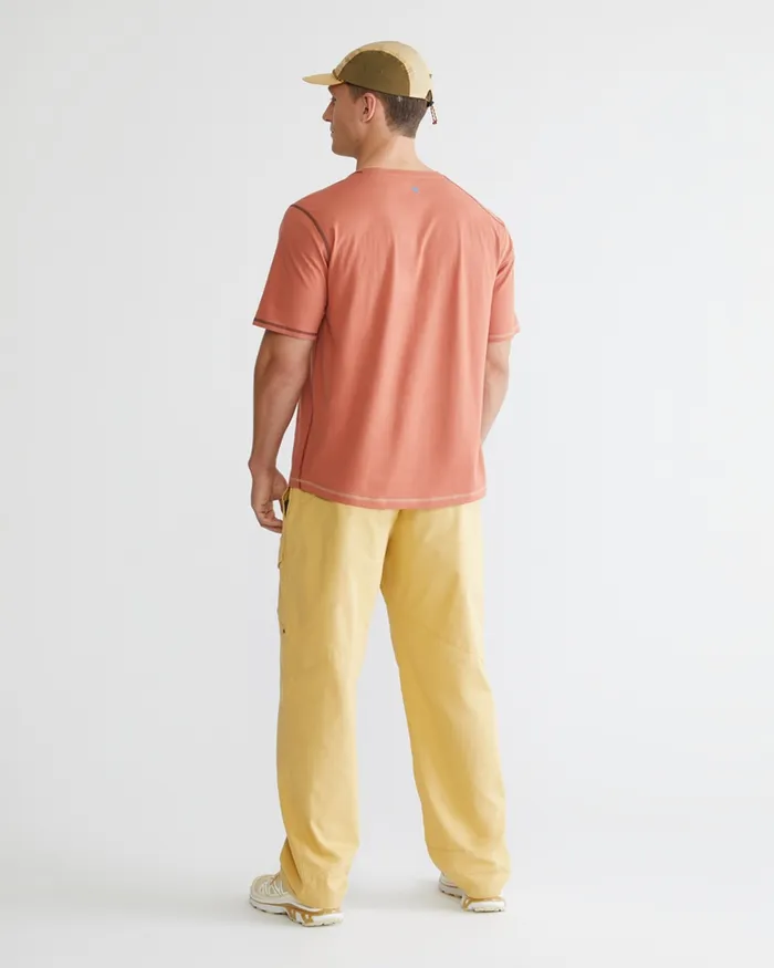 Men Torre Short Sleeve Tee Stone Red Klttermusen TShirts