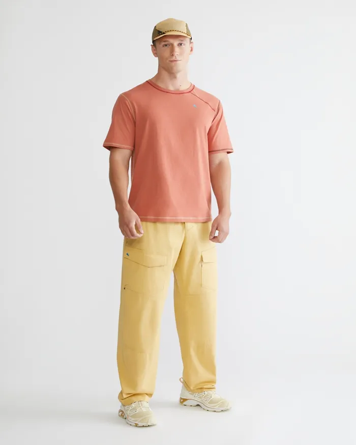 Men Torre Short Sleeve Tee Stone Red Klttermusen TShirts