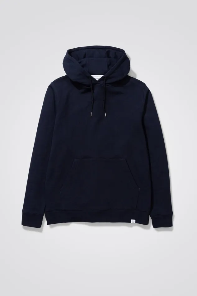 Men Vagn Classic Hoodie Dark Navy Norse Projects Sweatshirts