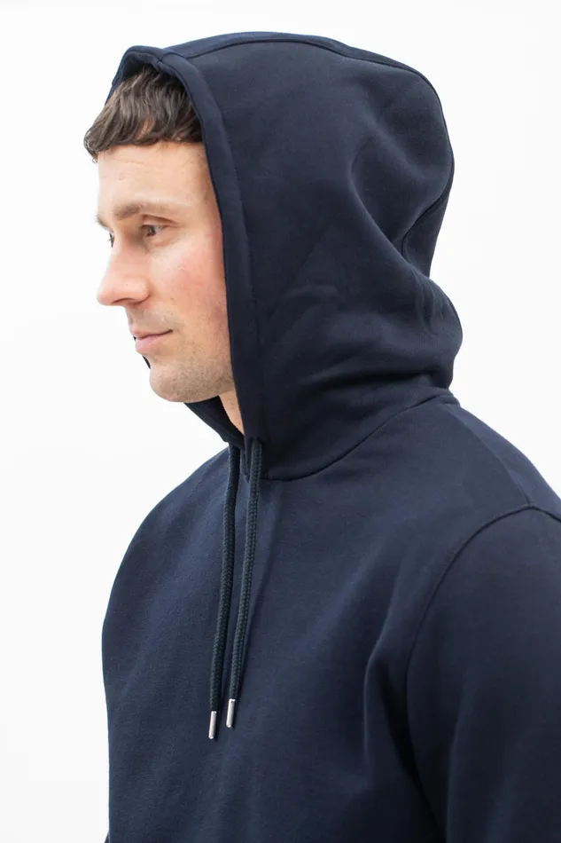 Men Vagn Classic Hoodie Dark Navy Norse Projects Sweatshirts