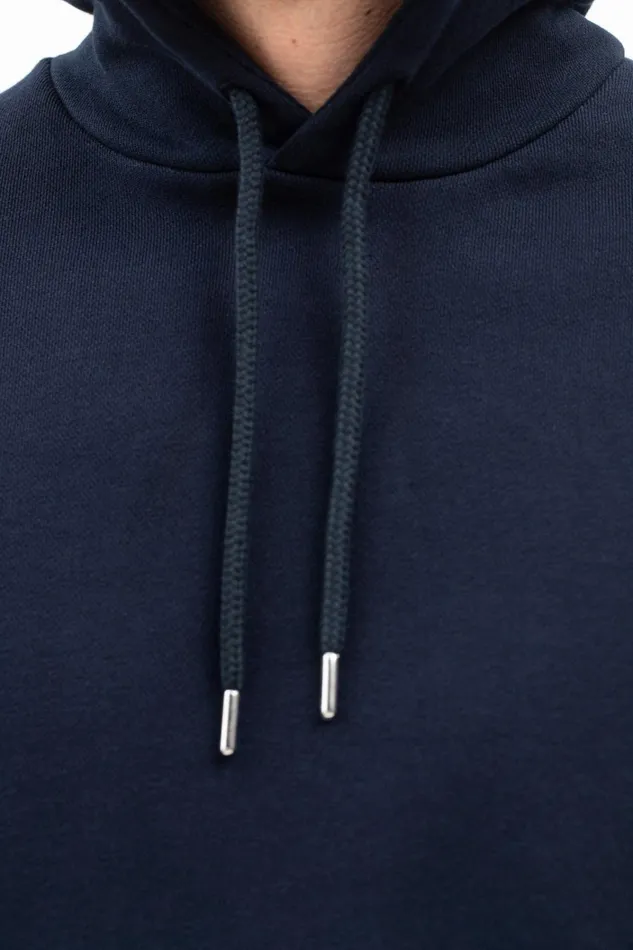 Men Vagn Classic Hoodie Dark Navy Norse Projects Sweatshirts