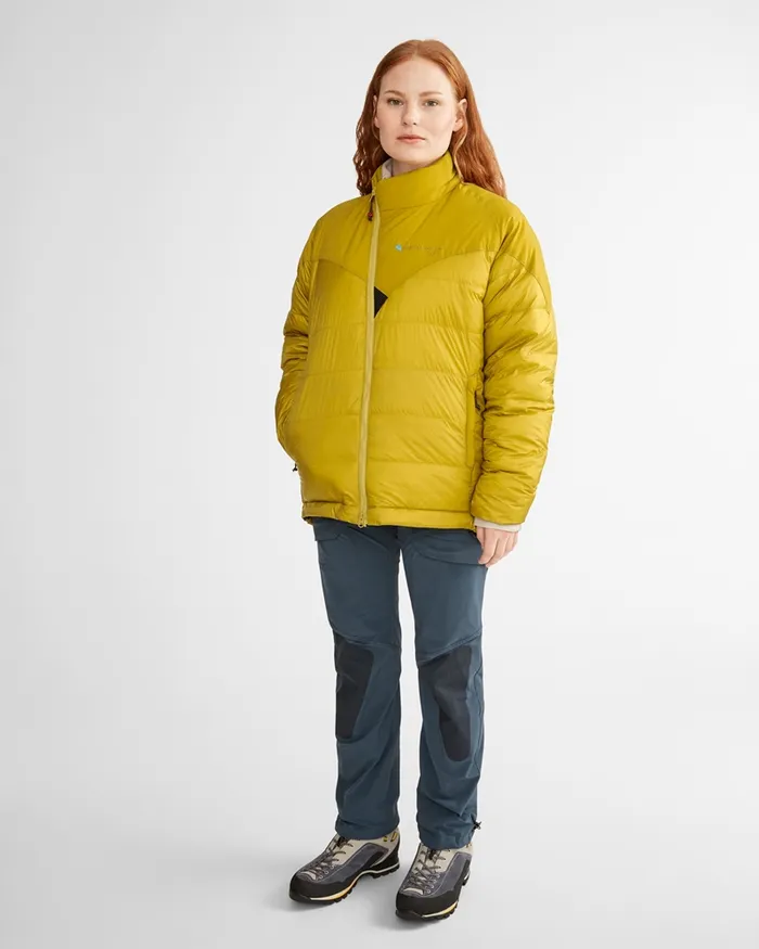 MenWomen Liv 20 Light Down Jacket Olive Klttermusen Down and Insulated Jackets