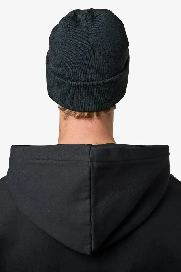 MenWomen Pegador Beanies Logo Beanie Black White MenWomen Pegador Beanies Logo Beanie Black White