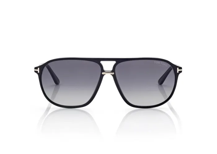MenWomen SUNGLASSES Tom Ford Polarized Bruce Sunglasses Black