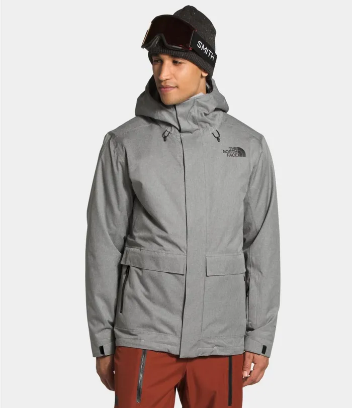 Mens The North Face 3In1 Clement Triclimate Jacket Tnf Medium Grey Heather