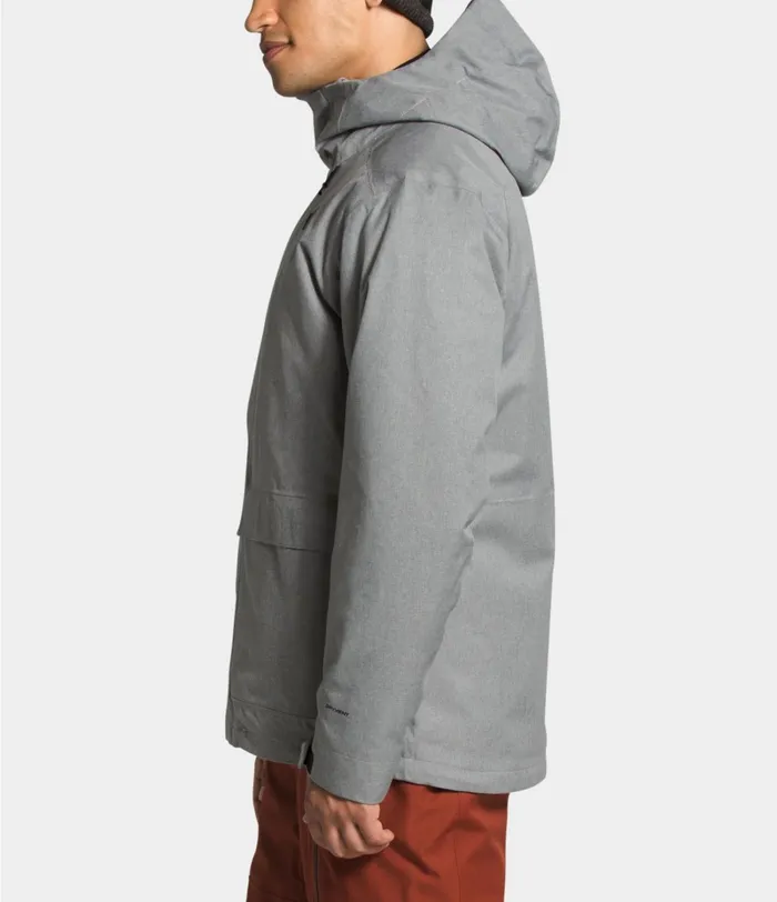 Mens The North Face 3In1 Clement Triclimate Jacket Tnf Medium Grey Heather