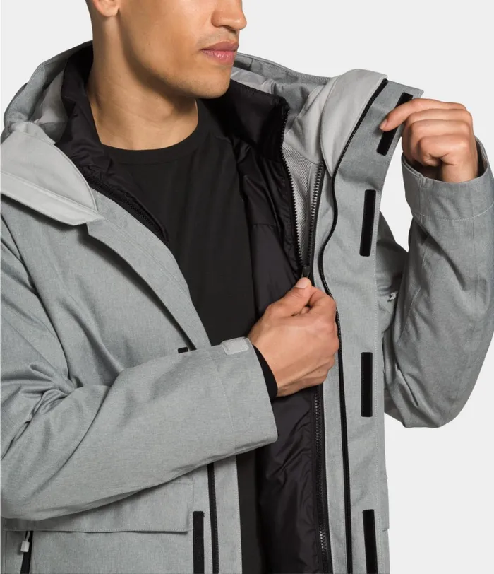 Mens The North Face 3In1 Clement Triclimate Jacket Tnf Medium Grey Heather