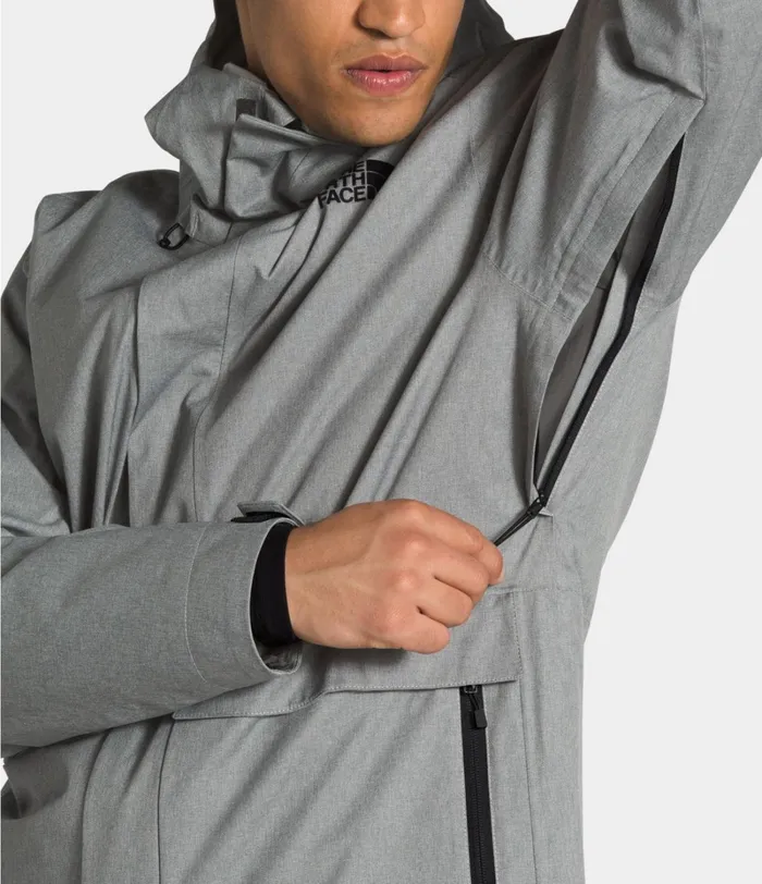 Mens The North Face 3In1 Clement Triclimate Jacket Tnf Medium Grey Heather