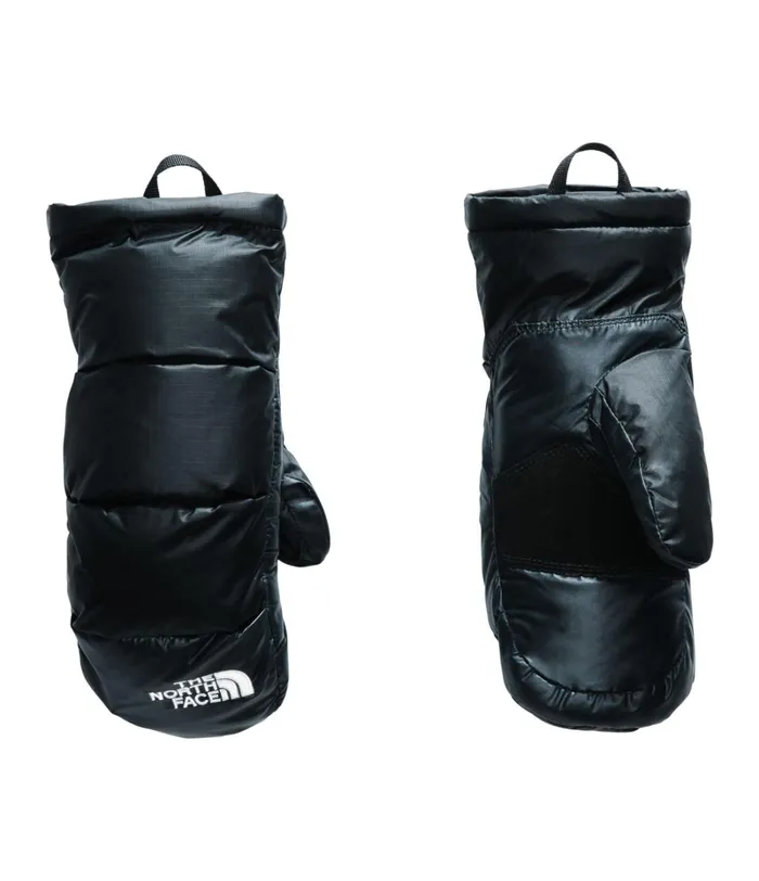 Mens The North Face Gloves Nuptse Mitts Tnf Black