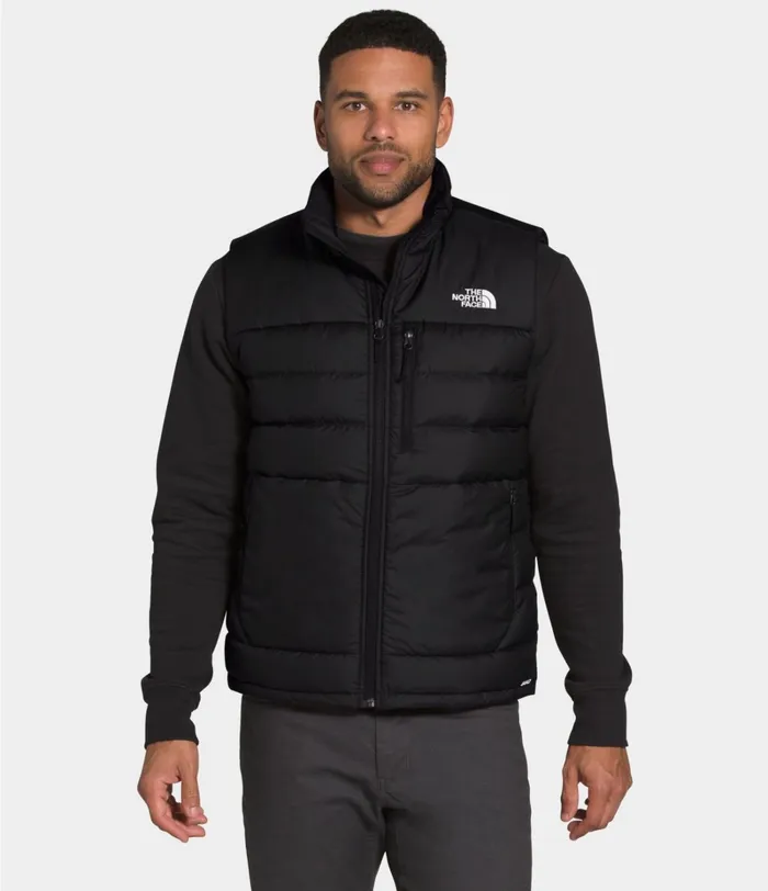 Mens The North Face Insulated and Down Jackets Aconcagua 2 Vest Tnf Black