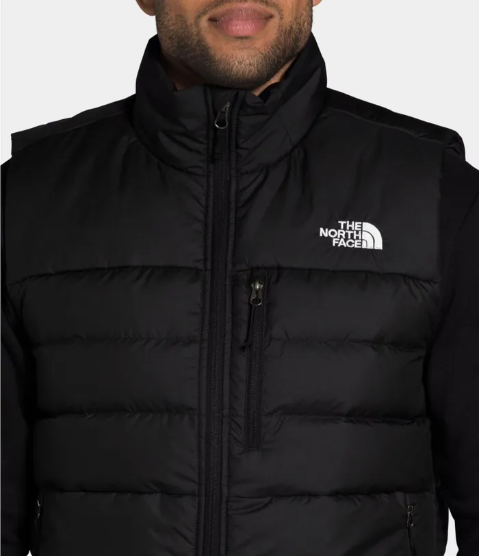 Mens The North Face Insulated and Down Jackets Aconcagua 2 Vest Tnf Black