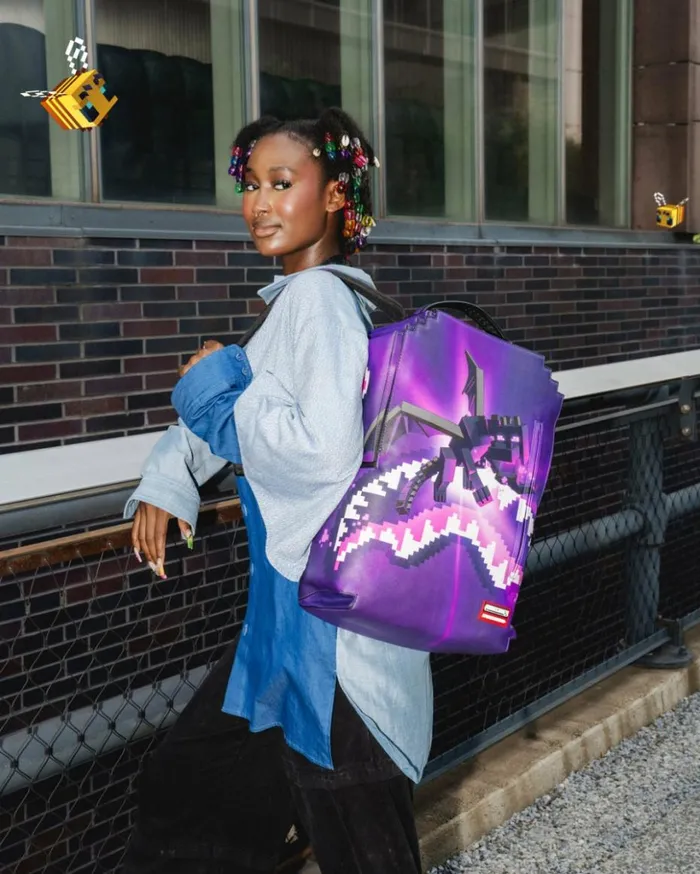 MINECRAFT ENDER DRAGON ATTACK BACKPACK Bags SPRAYGROUND