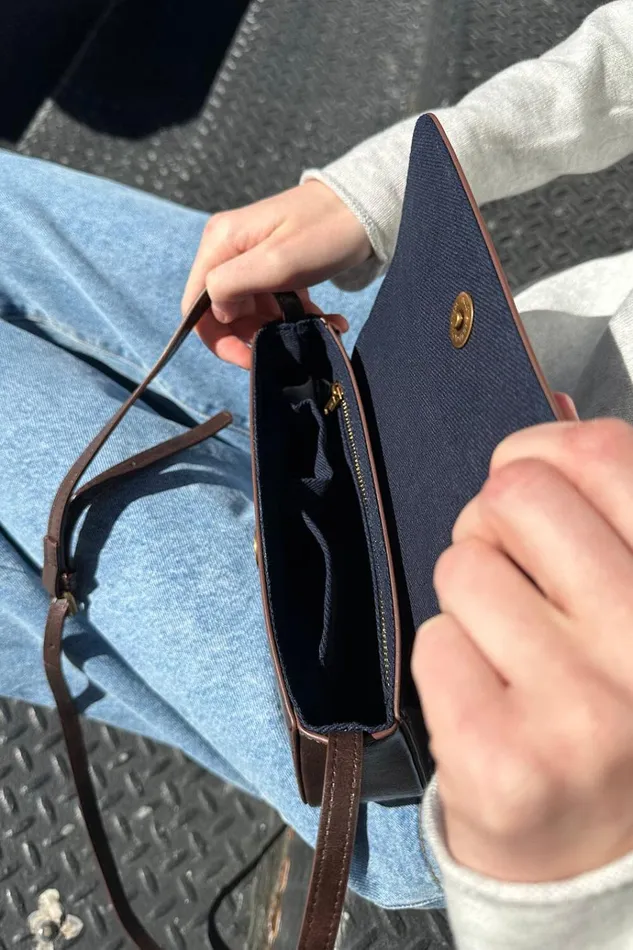 Mini Shoulder Bag Brown Women Brandy Melville Bags and Backpacks