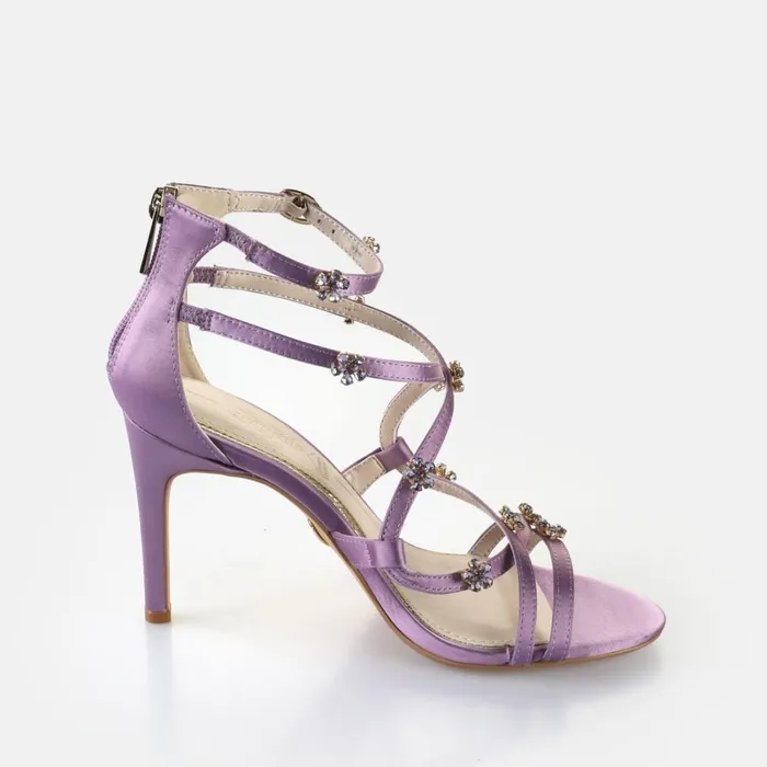 Miranda Flower Lavender Buffalo Heels Miranda Flower Lavender Buffalo Heels