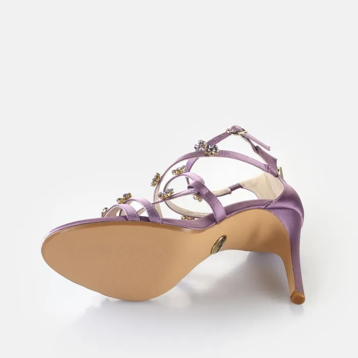 Miranda Flower Lavender Buffalo Heels Miranda Flower Lavender Buffalo Heels