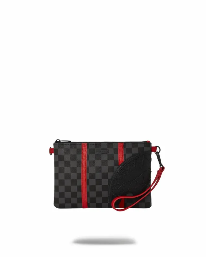 MONACO SHARK CLUB CROSSOVER CLUTCH W SHOULDER STRAP Bags SPRAYGROUND