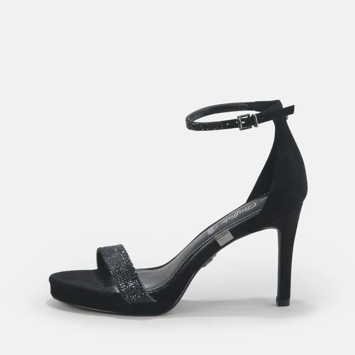Monroe 2 Black Buffalo Heels