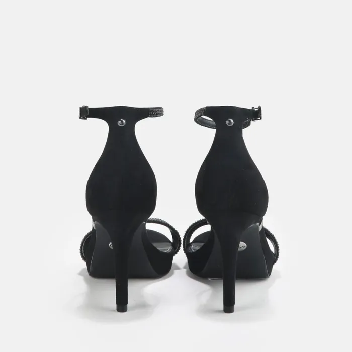 Monroe 2 Black Buffalo Heels