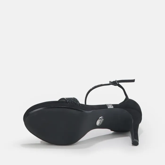 Monroe 2 Black Buffalo Heels