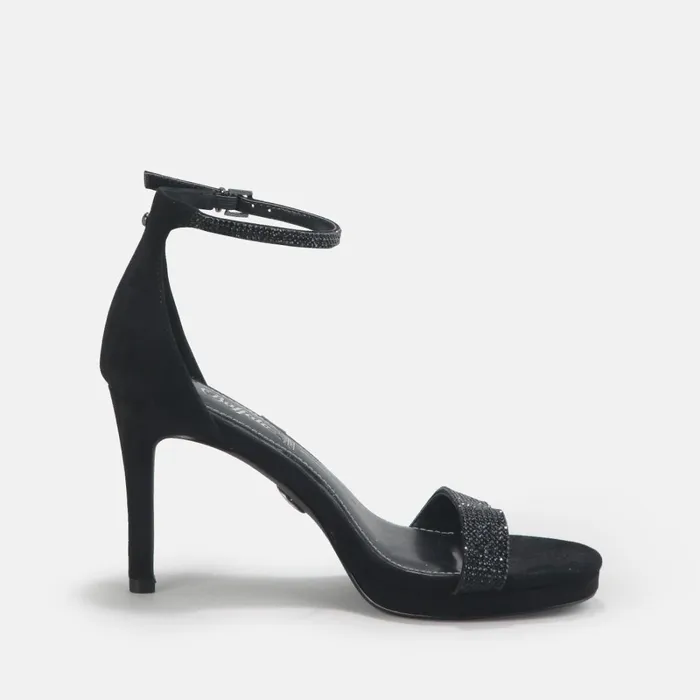 Monroe 2 Black Buffalo Heels